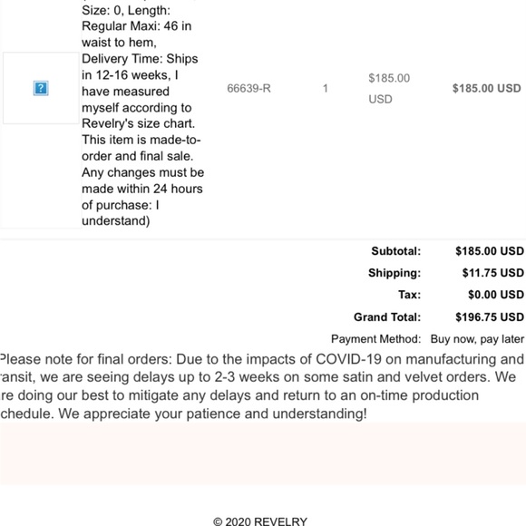 Revelry Esther Velvet Purple Gown - Picture 4 of 4